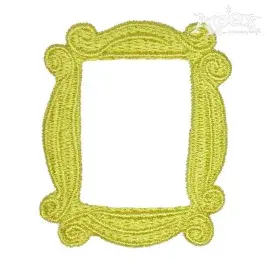 Friends Show Picture Frames Embroidery Design