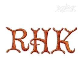 Frog Machine Embroidery Font by Apex Designs