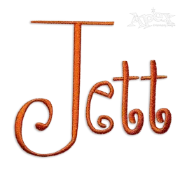 Funky Machine Embroidery Font Alphabet by Apex