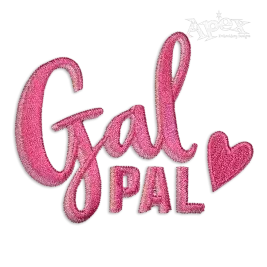 Gal Pal Best Friends Machine Embroidery Design