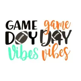 Game Day Vibes SVG Cuttable Design