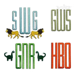 Gentlemen Slim Machine Embroidery Font - Apex