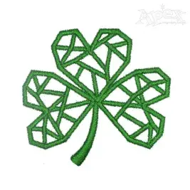 Geometric Shamrock Embroidery Designs