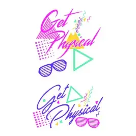 Get Physical 80s Workout SVG Cuttable Design