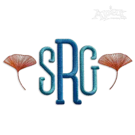 Ginkgo Leaves Machine Embroidery Design by Apex