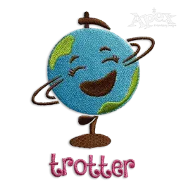 Globe Trotter Machine Embroidery Design by Apex