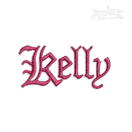 Gothic Small Machine Embroidery Fonts by Apex Designs Letters