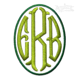 Grateful Monogram Embroidery Fonts All