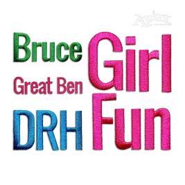 Ben Alphabet Fun Machine Embroidery All Digitizing