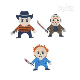 Halloween Movies Characters Bundle Machine Embroidery Designs Apex
