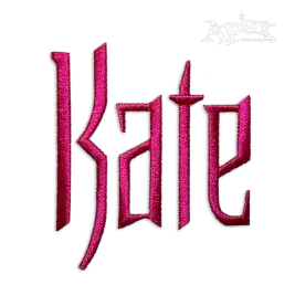 Batman Bat Theme Machine Embroidery Font by Apex