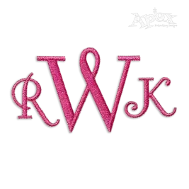 Harris Machine Embroidery Fonts by Apex