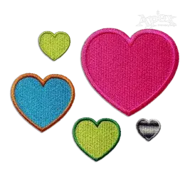 Heart All Sizes Bundle Machine Embroidery Designs Digitized By Apex