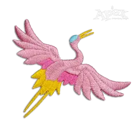 Heron Bird MAchine Embroidery Design by Apex