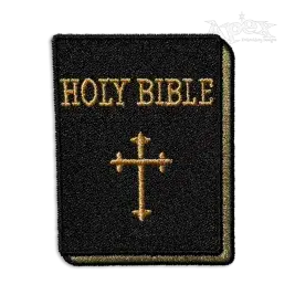 Holy Bible Embroidery Design