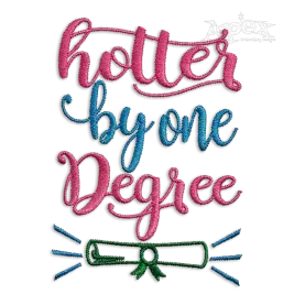 Hotter by One Degree Machine Embroidery Design - Apex