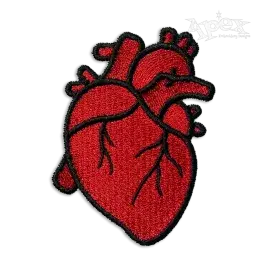 Human Heart Machine Embroidery Design - Apex