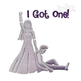 I Got One Wedding Machine Embroidery Design | Apex