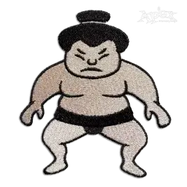 Japan Japanese Sumo Machine Embroidery Design