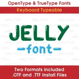 Jelly TrueType Font
