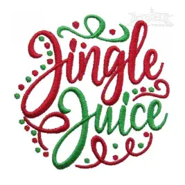 Jingle Juice Embroidery Design
