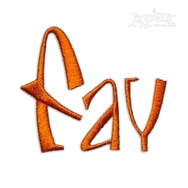 Jive Machine Embroidery Fonts by Apex Design Art Download