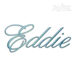 John Hancock Machine Embroidery Font by Apex Designs