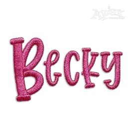 Juniper Script Machine Embroidery Font by Apex