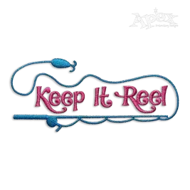 Keep it Reel Monogram Embroidery Font Designs