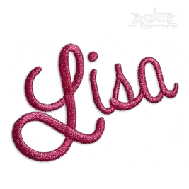 Kelsey Script Machine Embroidery Font Letters
