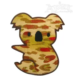 Koala Bear Applique Embroidery Design