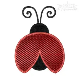 Lady Bug Applique Embroidery Design
