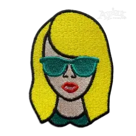 Blonde Cartoon Anime Machine Embroidery Design Digitized