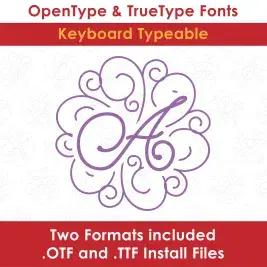 Leafy Normal Monogram TrueType Font