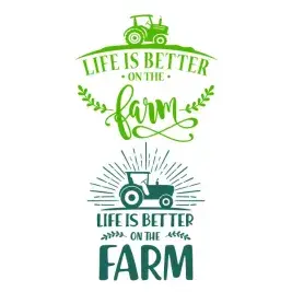 Life is Better on the Farm SVG Cuttable Design
