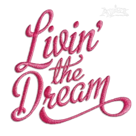 Livin' the Dream Machine Embroidery Design by Apex