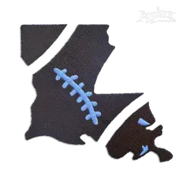 Louisiana Home State Football Machine Embroidery Designs