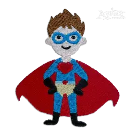 Valentine Day Superhero Machine Embroidery Design | Apex