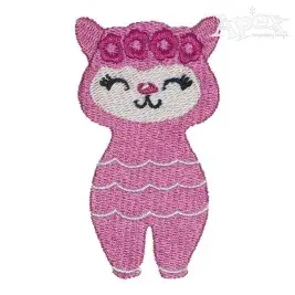 Lovely Llama Embroidery Design