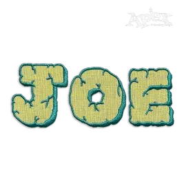 Man Cave Applique Machine Embroidery Font by Apex