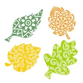 Mandala Mehndi Pattern Leaves Pack SVG Cuttable Design