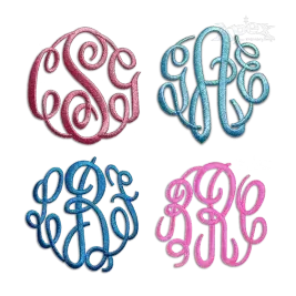 Master Circle Curlz Machine Embroidery Font - Apex All