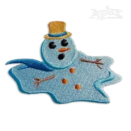 Snowman Machine Embroidery Design 