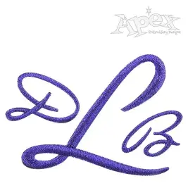 Molly Script Embroidery Fonts