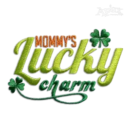 Mommy's Lucky Charm Machine Embroidery Design | Apex