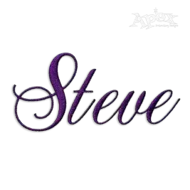 Classic Monogram Script Machine Embroidert Font by Apex Design Steve
