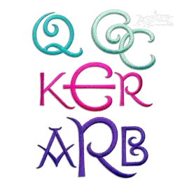 Monolith Machine Embroidery Font by Apex All