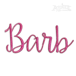Moonshine Script Machine Embroidery Font Monogram