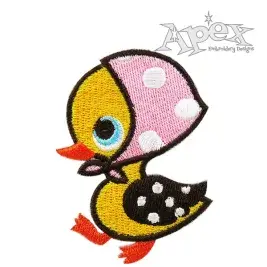Mother Duck Embroidery Design