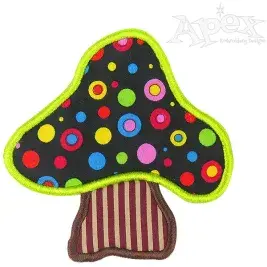 Mushroom Applique Embroidery Design